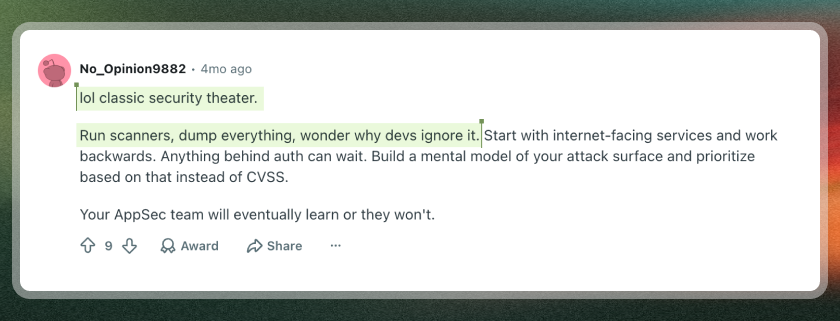 Developer friction Blog image 1 How the Agentic SDLC fixes developer security friction