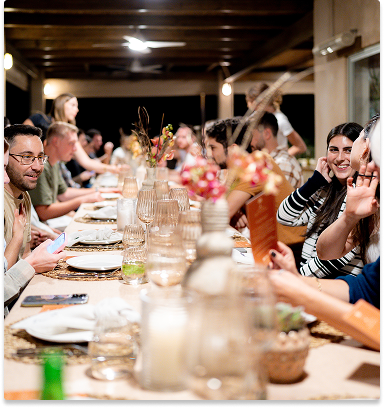 Team dinners and wine are a must.